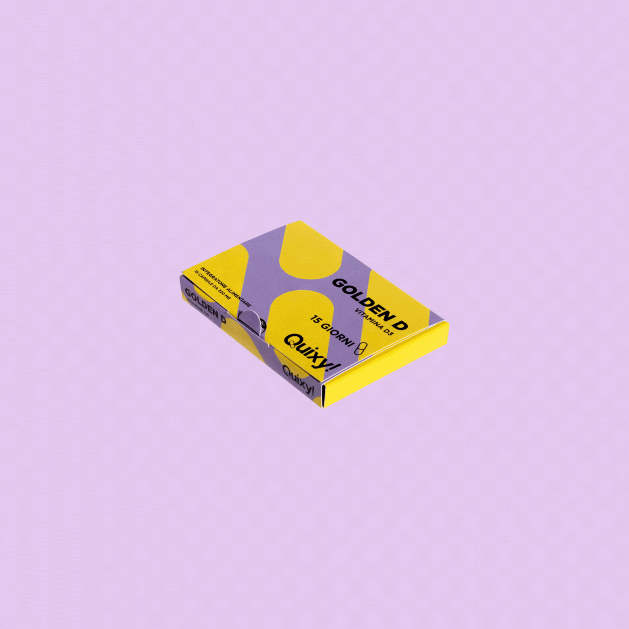 gif quixy golden d con apertura prodotto