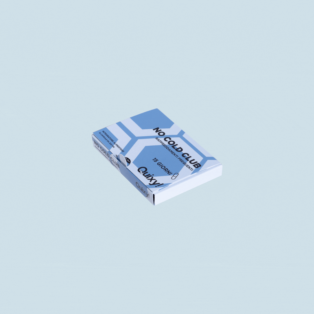 gif quixy no cold club con apertura prodotto