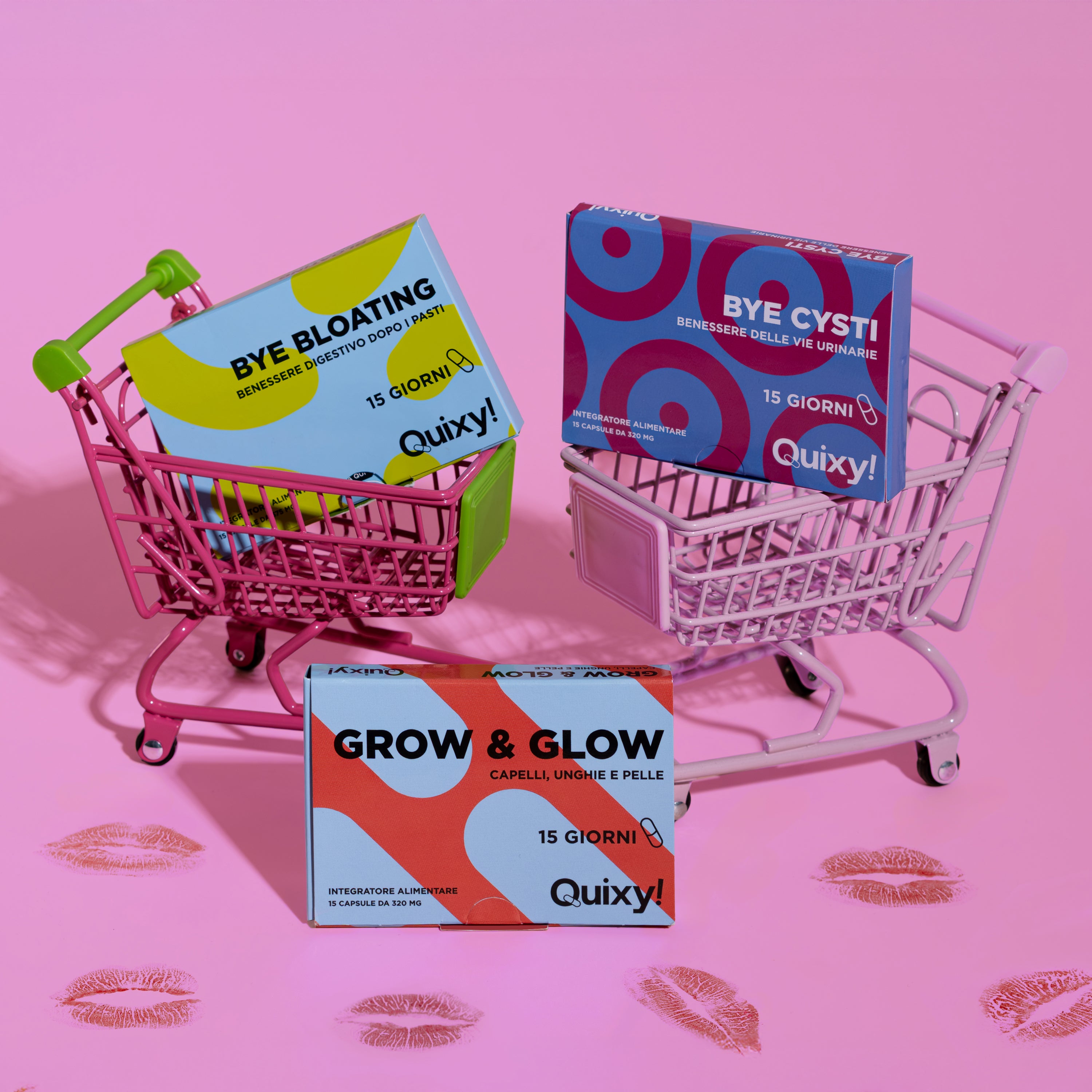 girl power kit quixy integratori per cistite, benessere digestivo pancia gonfia, capelli unghie e pelle