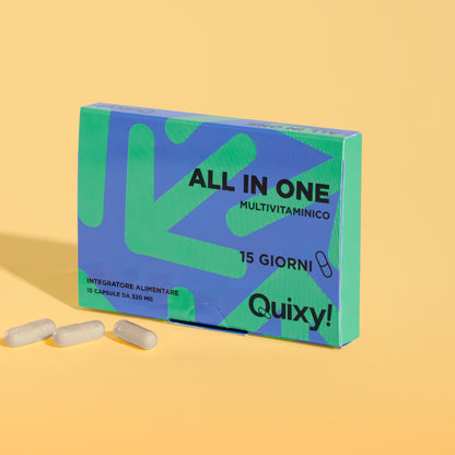 ALL IN ONE QUIXY INTEGRATORE MULTIVITAMINICO 15 capsule