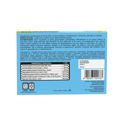 QUIXY BYE BLOATING TABELLA NUTRIZIONALE
