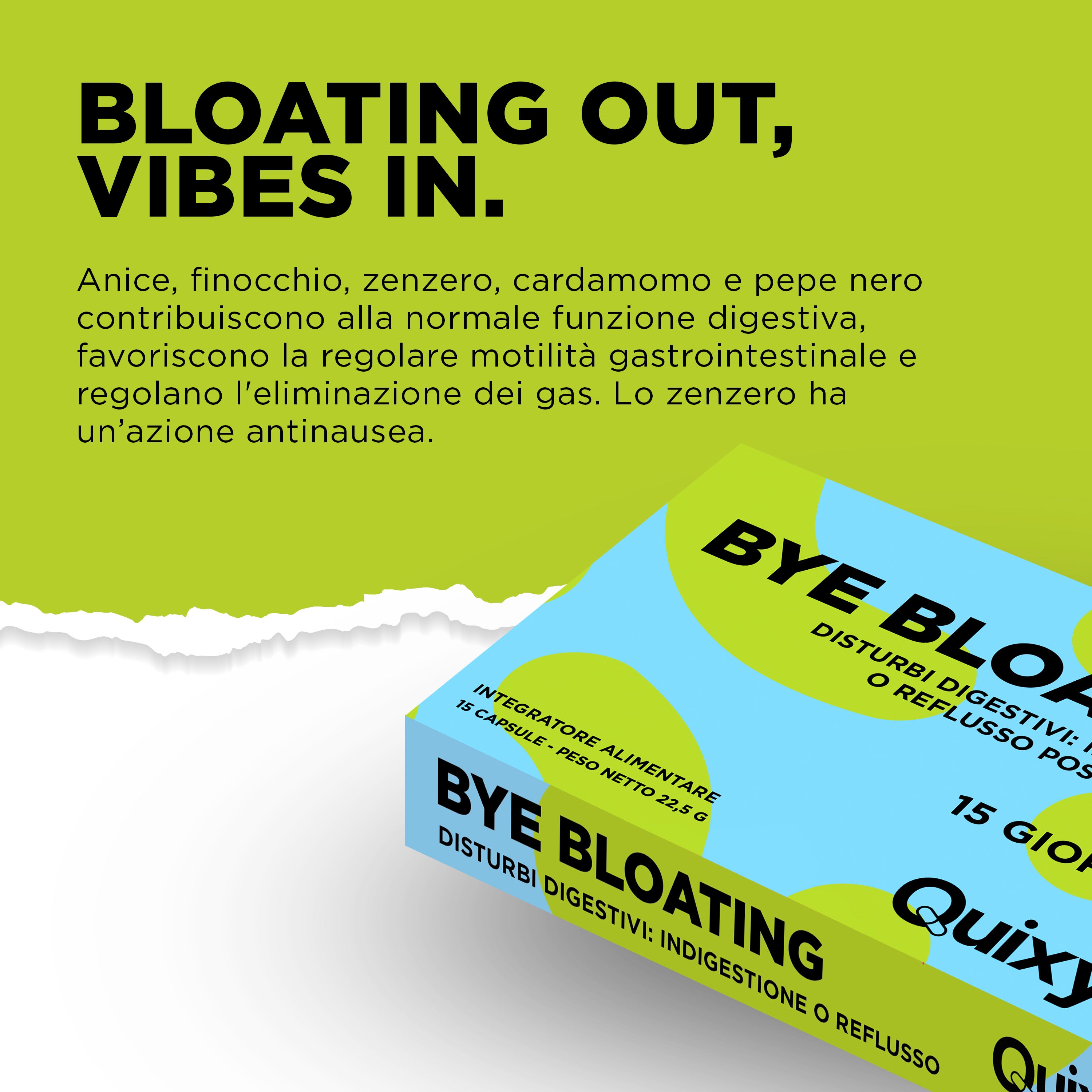 INGREDIENTI BYE BLOATING