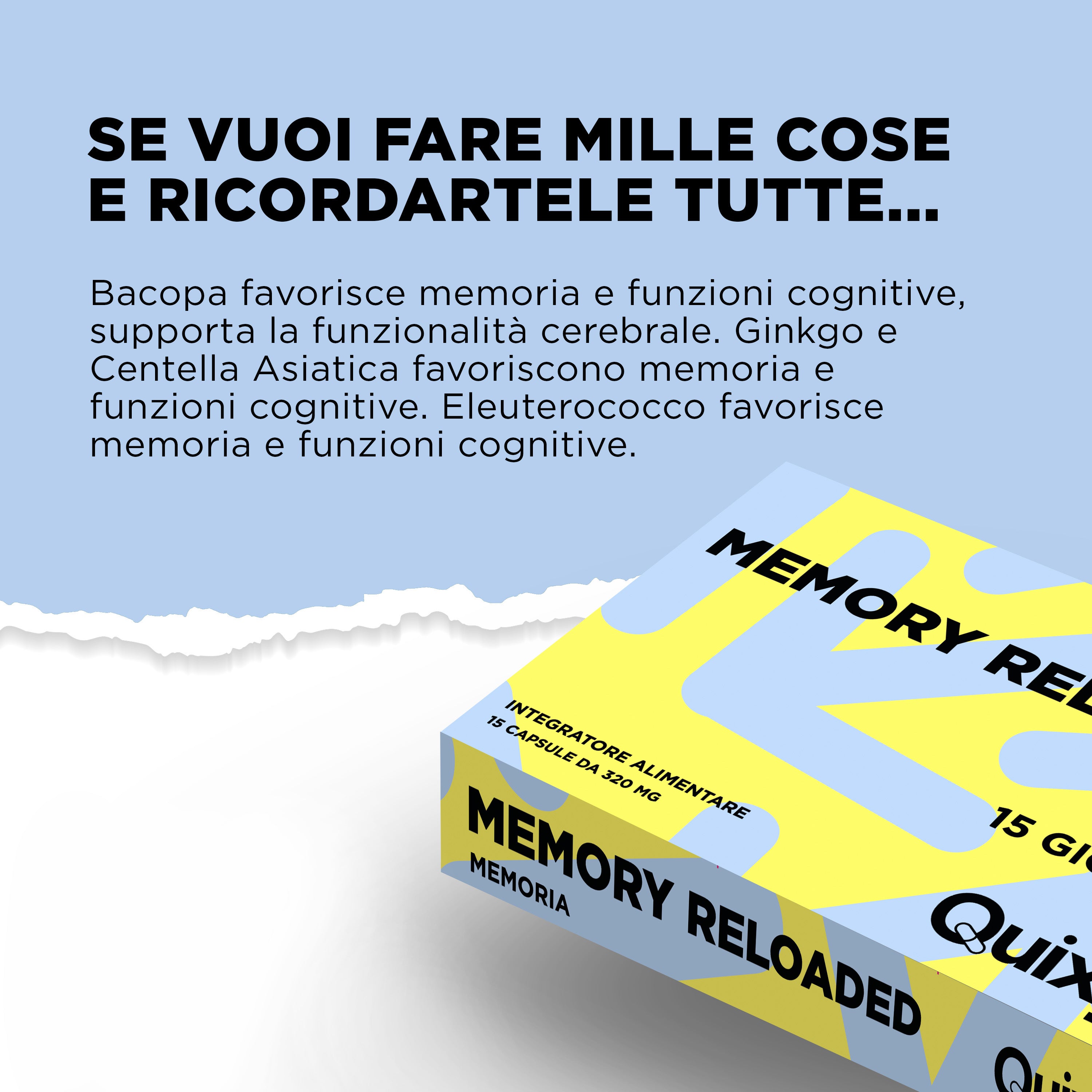 INGREDIENTI MEMORY RELOADED