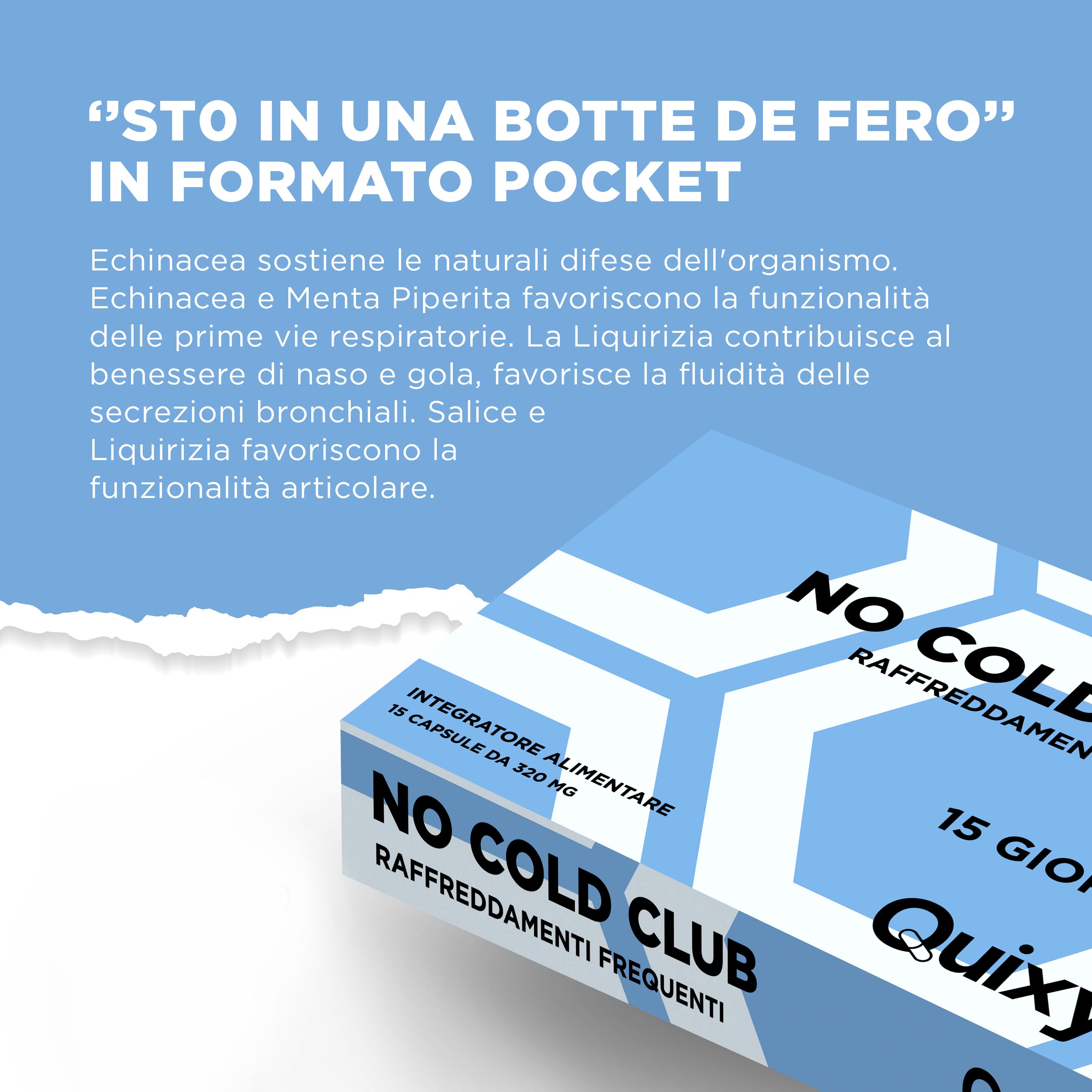 INGREDIENTI NO COLD CLUB