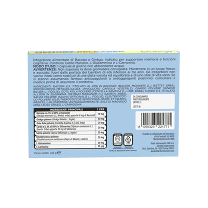QUIXY MEMORY RELOADED TABELLA NUTRIZIONALE