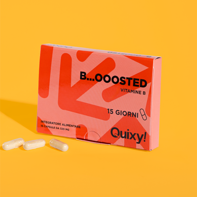 QUIXY BOOSTED INTEGRATORE VITAMINE B foto prodotto