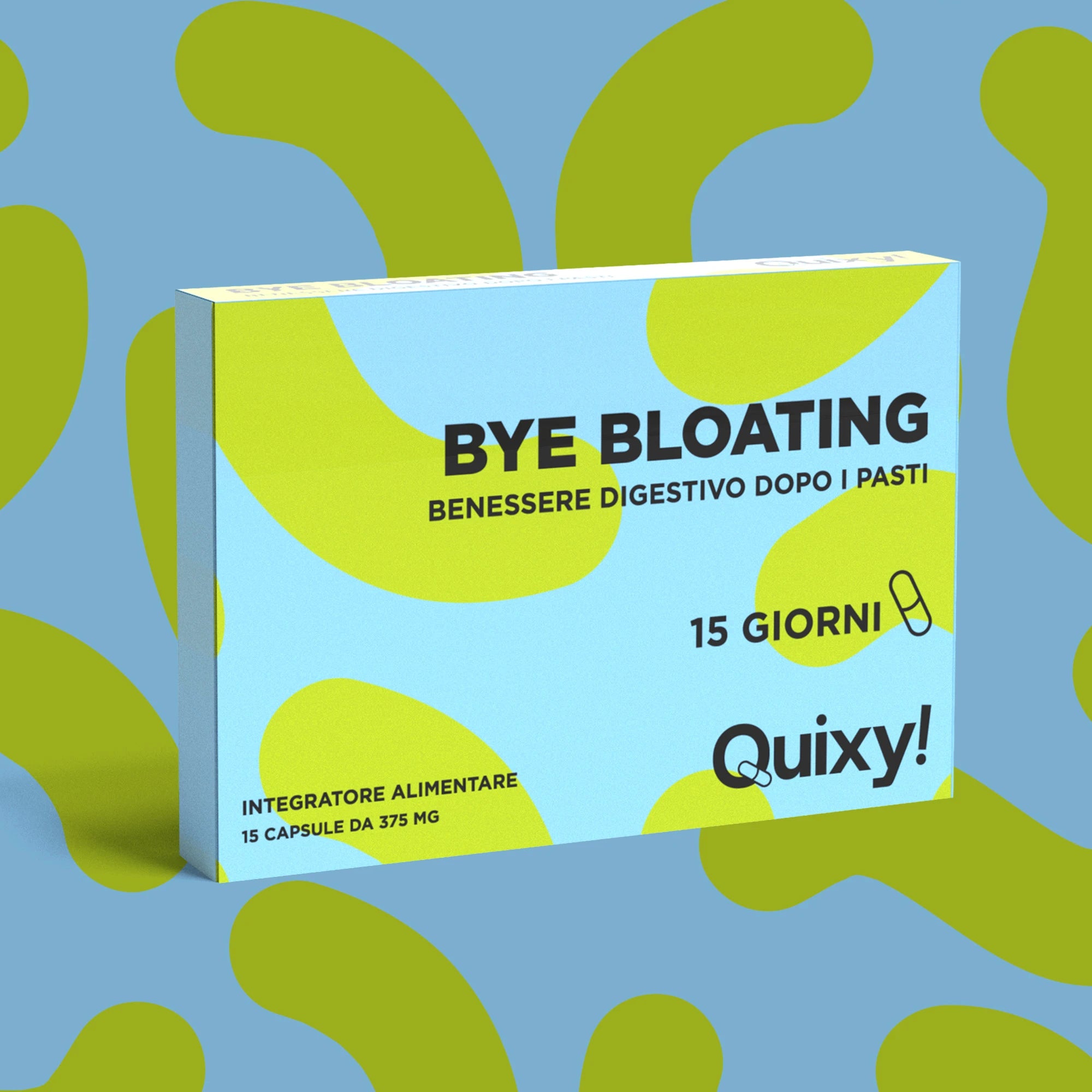 QUIXY BYE BLOATING INTEGRATORE BENESSERE DIGESTIVO DOPO I PASTI