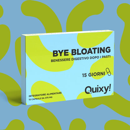 QUIXY BYE BLOATING INTEGRATORE BENESSERE DIGESTIVO DOPO I PASTI