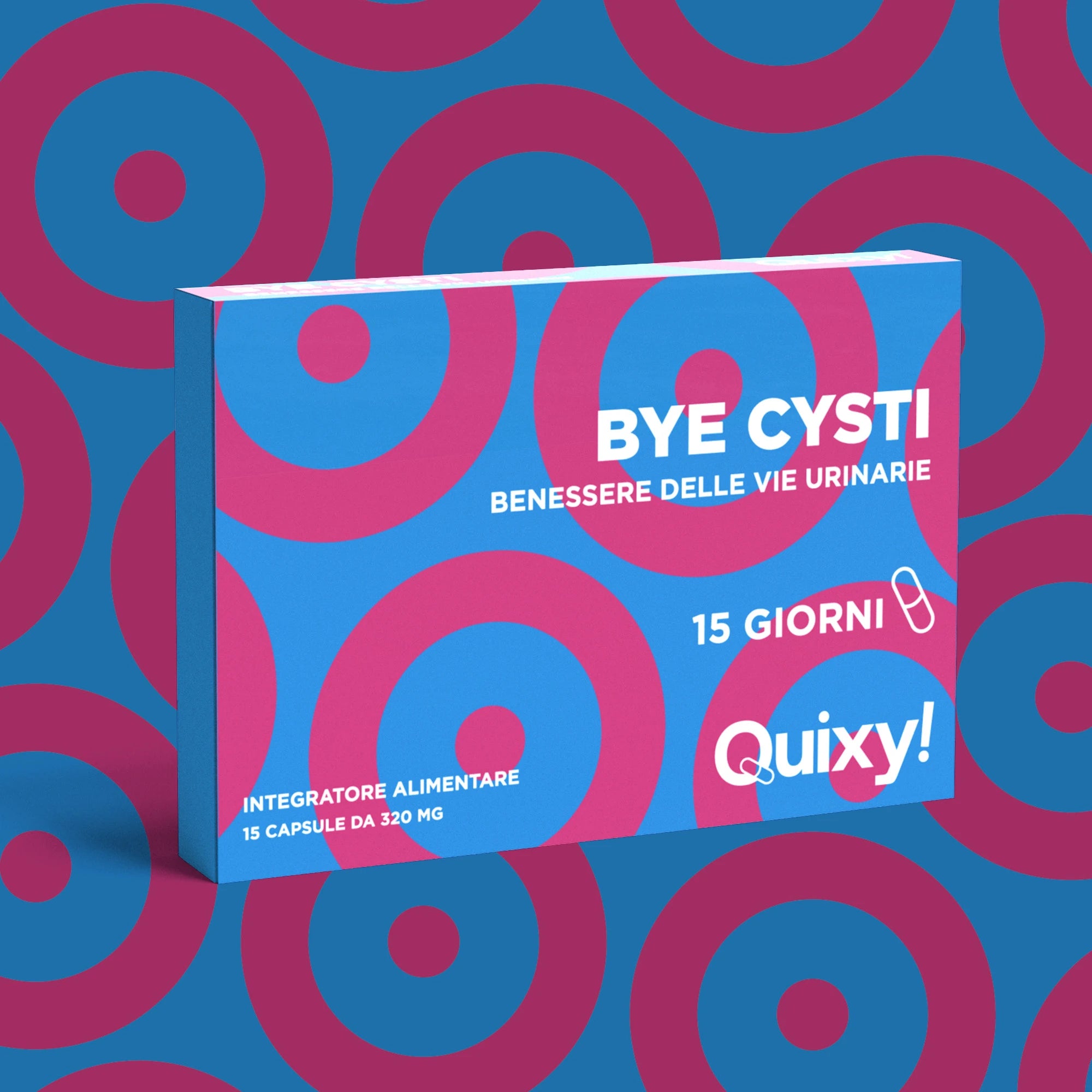 QUIXY BYE CYSTI INTEGRATORE PER BENESSERE DELLE VIE URINARIE