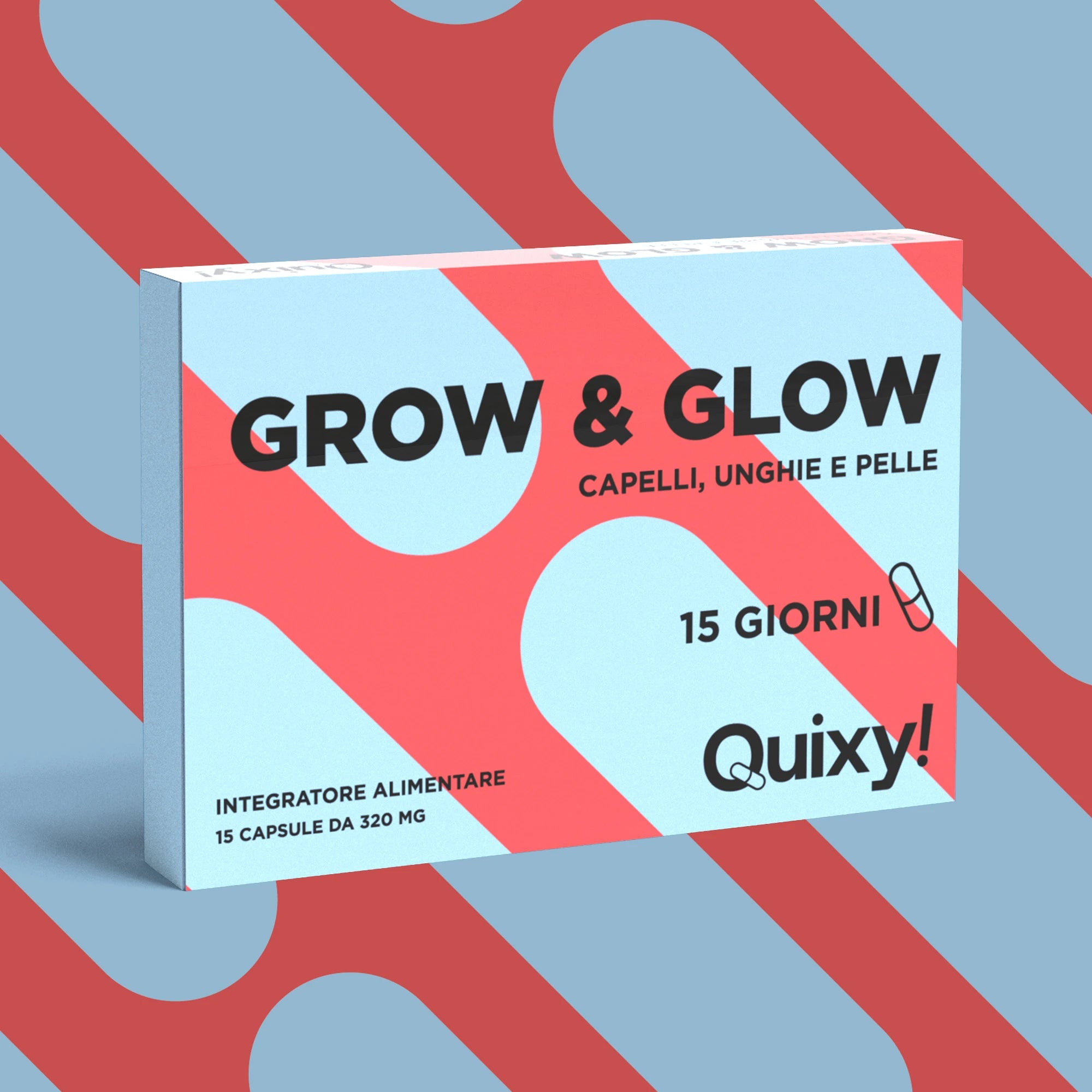 QUIXY GROW AND GLOW INTEGRATORE CAPELLI UNGHIE PELLE