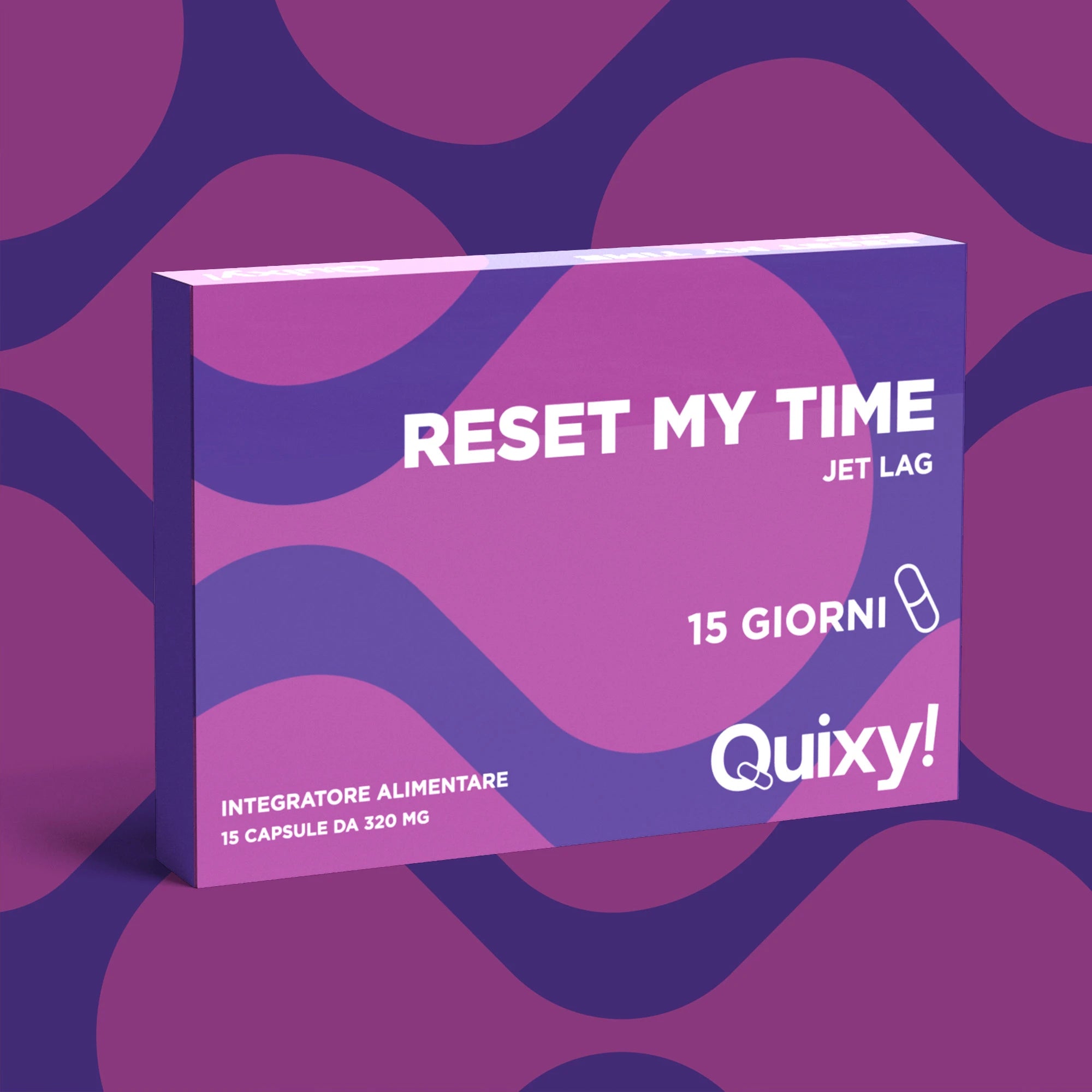 QUIXY RESET MY TIME INTEGRATORE PER IL JET LAG