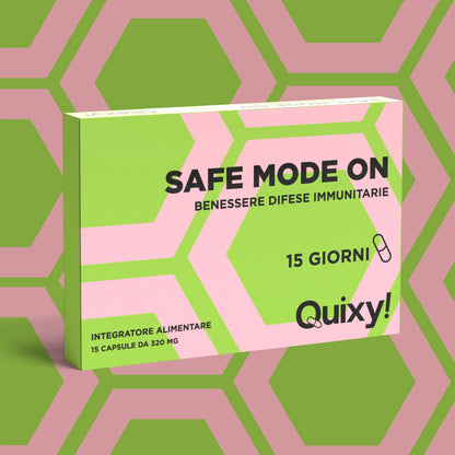 QUIXY SAFE MODE ON INTEGRATORE BENESSERE DIFESE IMMUNITARIE